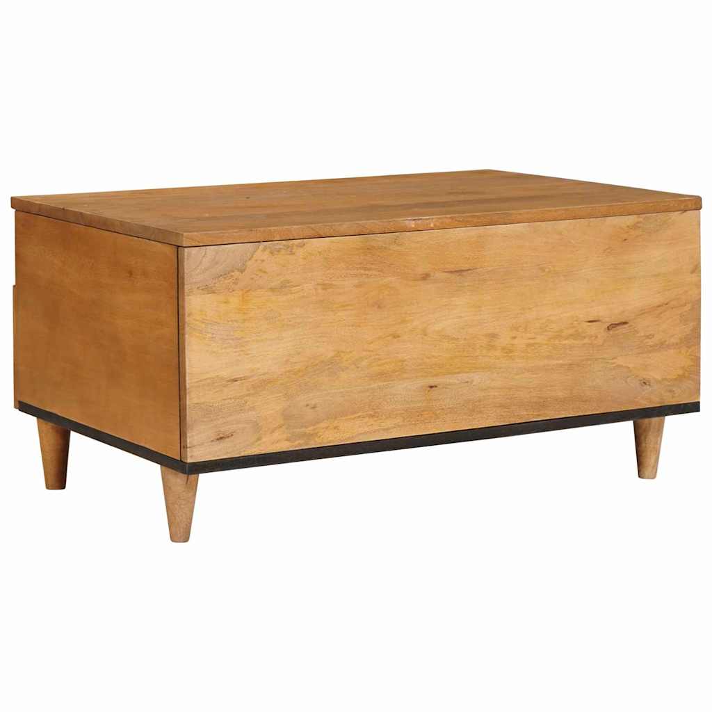 Coffee Table Light brown 80 x 54 x 40 cm Solid mango wood