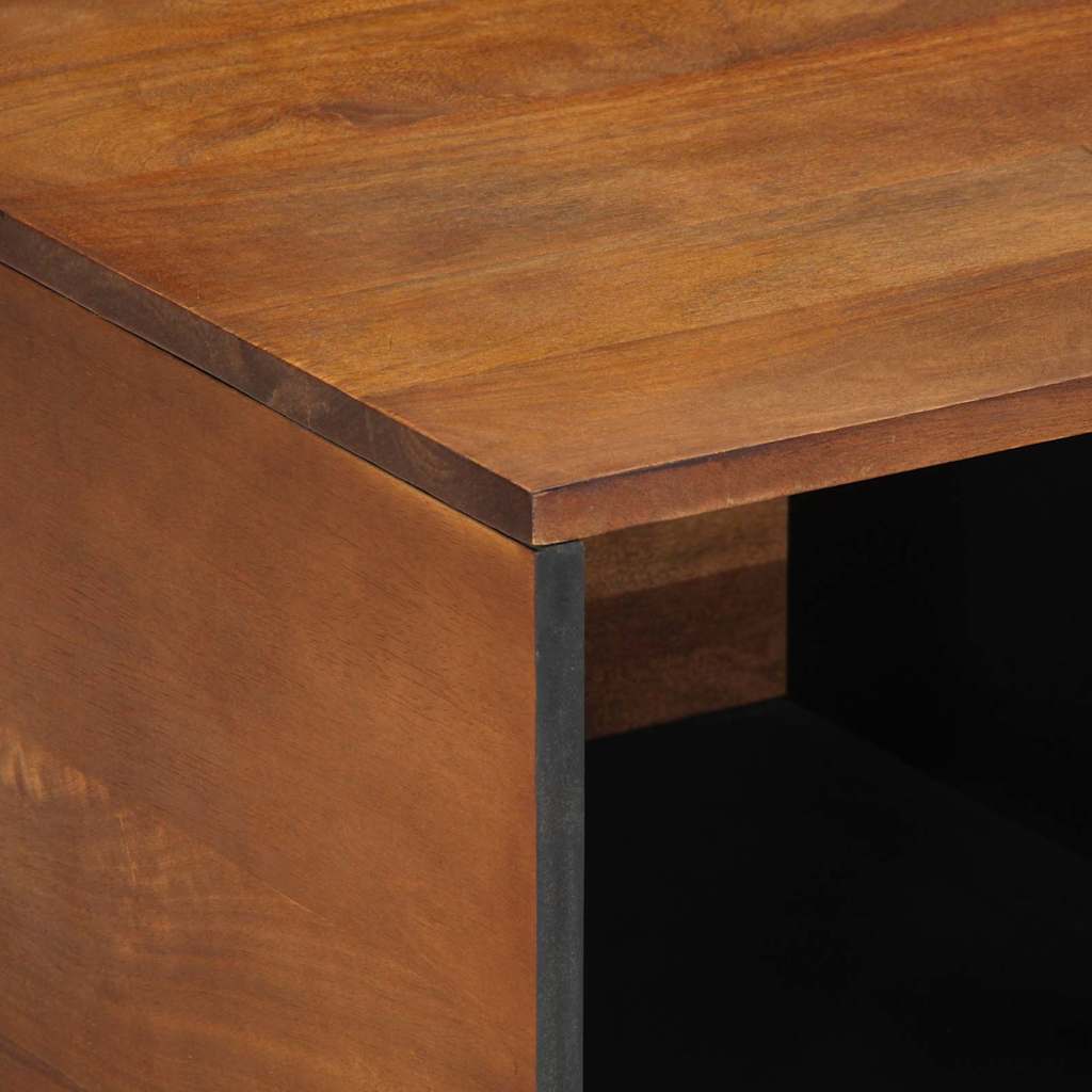 Coffee Table Honey brown 80 x 50 x 40 cm Solid mango wood