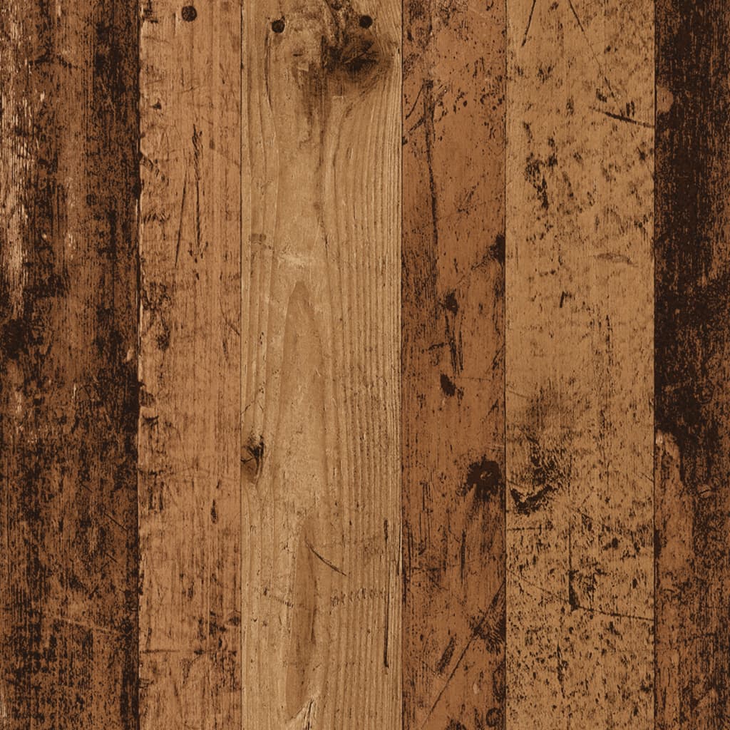 Cat Litter Box Enclosure Old Wood 60x40x40 cm Engineered Wood