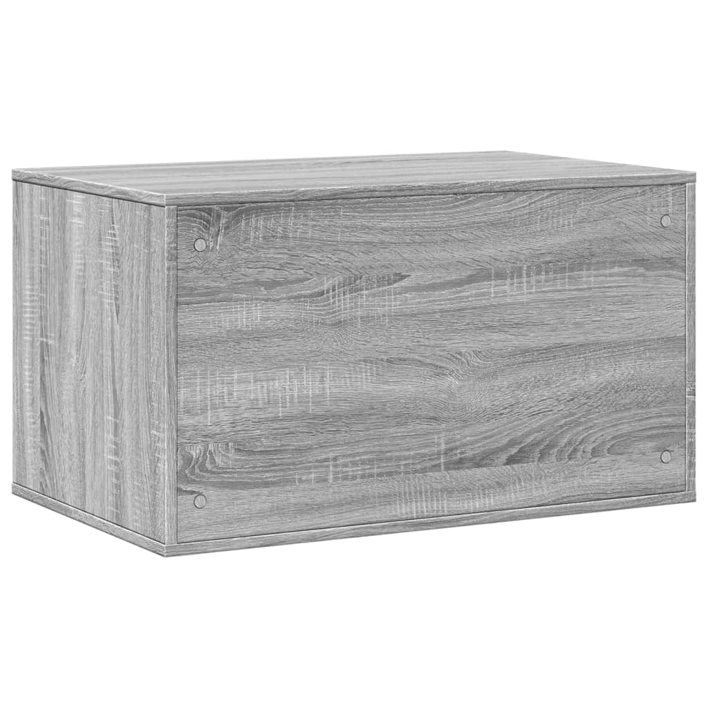 Cat Litter Box Enclosure Grey Sonoma 80x50x45 cm Engineered Wood