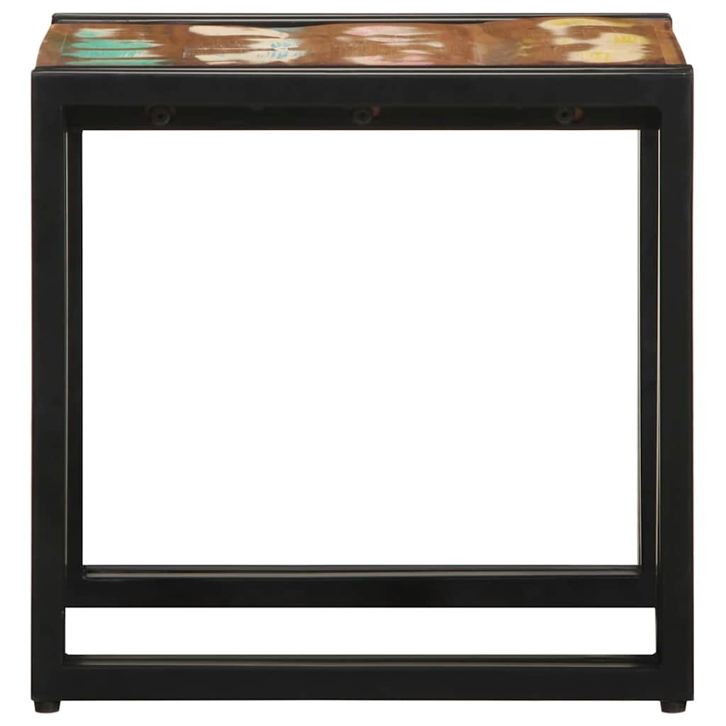 Coffee Table Multicolour 40 x 40 x 38 cm Solid reclaimed wood