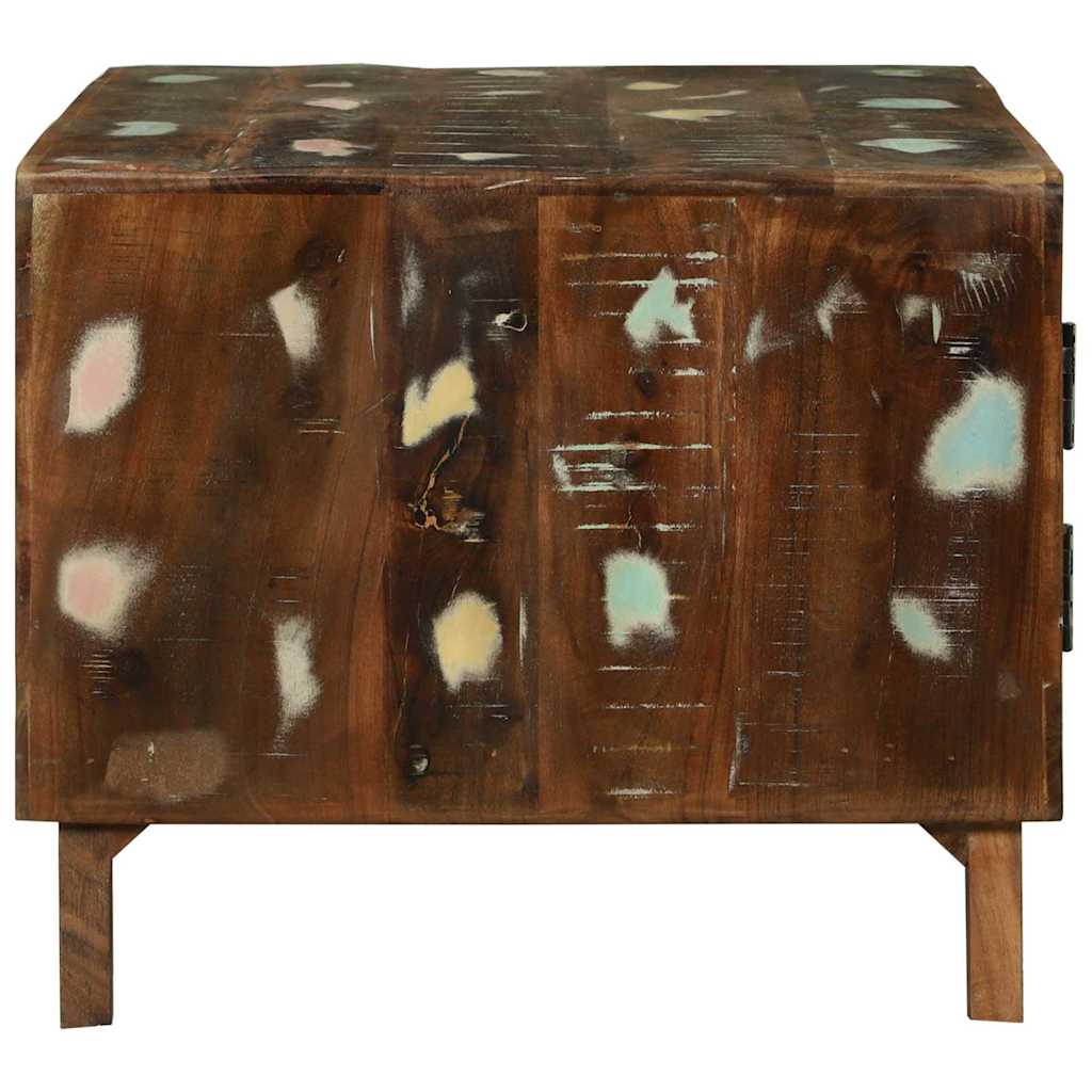 Coffee Table Multicolour 80 x 54 x 45 cm Solid reclaimed wood
