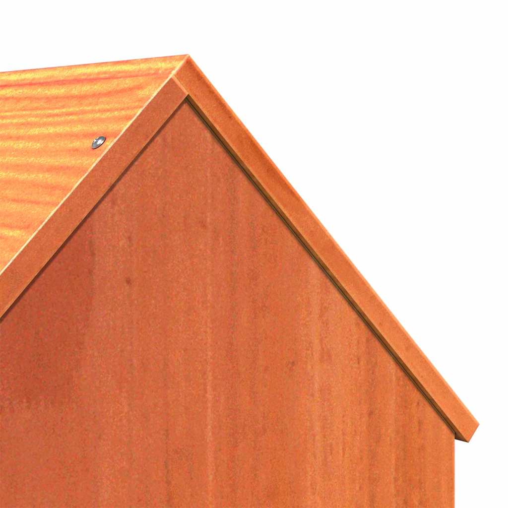 Cat House Wax Brown 41x50x50 cm Solid Wood Pine