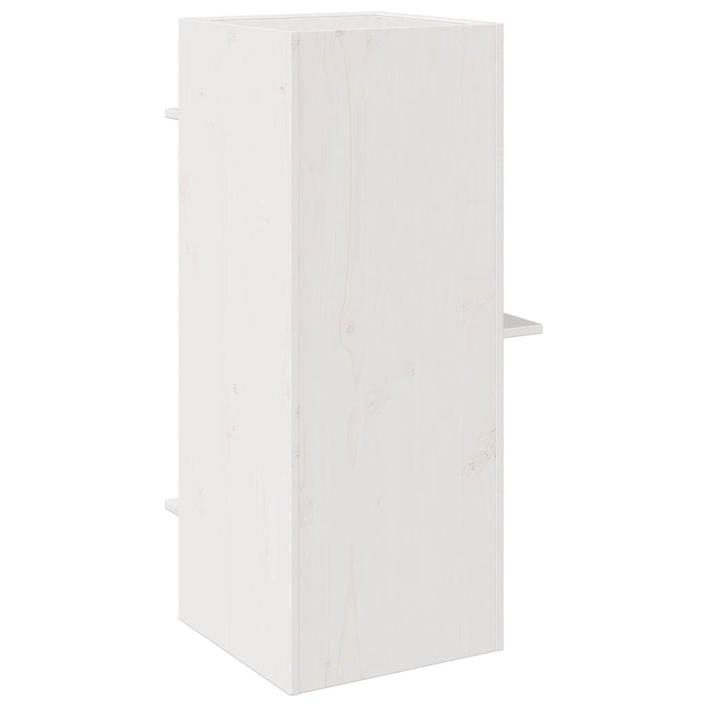 Cat House White 43x43x90 cm Solid Wood Pine