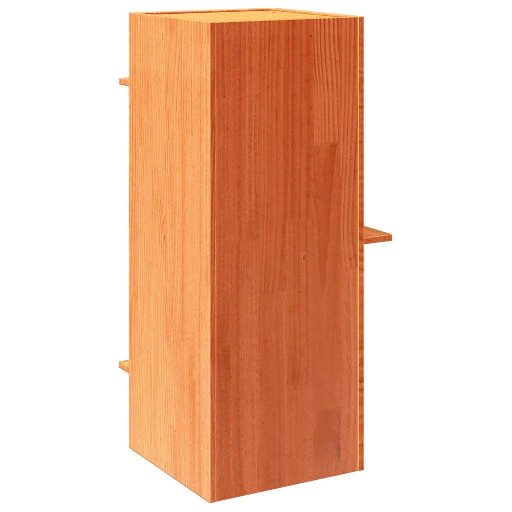 Cat House Wax Brown 43x43x90 cm Solid Wood Pine