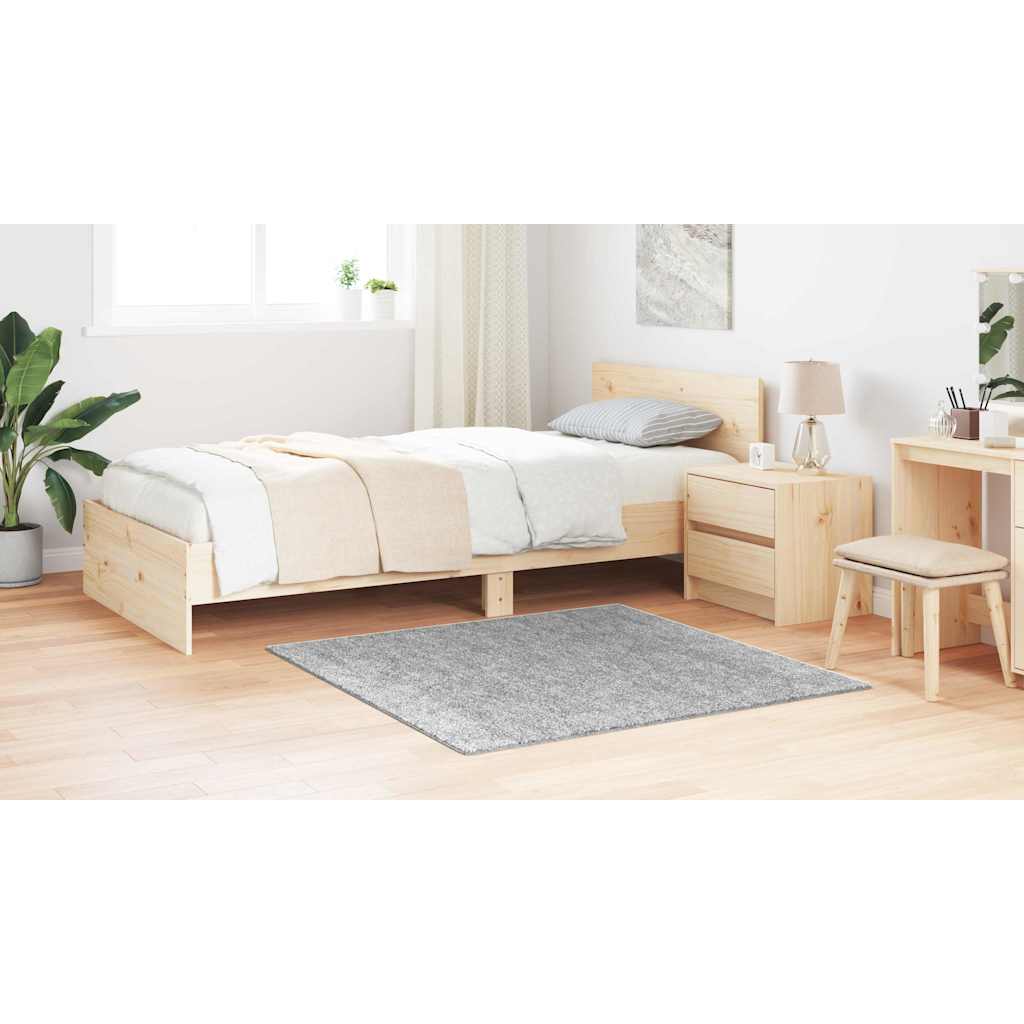 Anti-slip Shaggy Rug Grey 120 x 120 cm PP