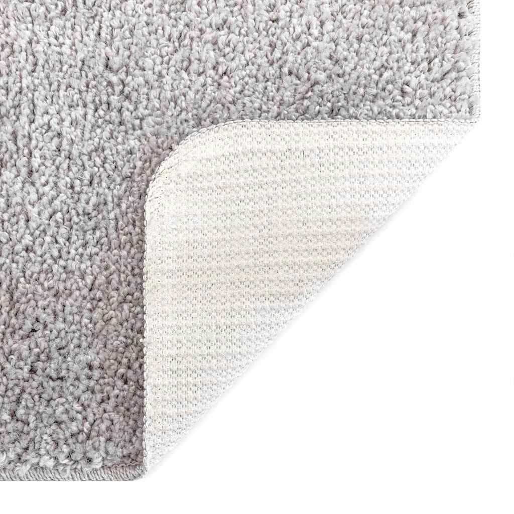 Anti-slip Shaggy Rug Grey 200 x 200 cm PP