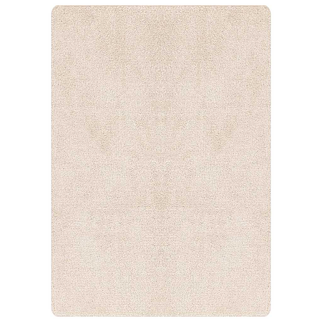 Anti-slip Shaggy Rug Cream 240 x 340 cm PP