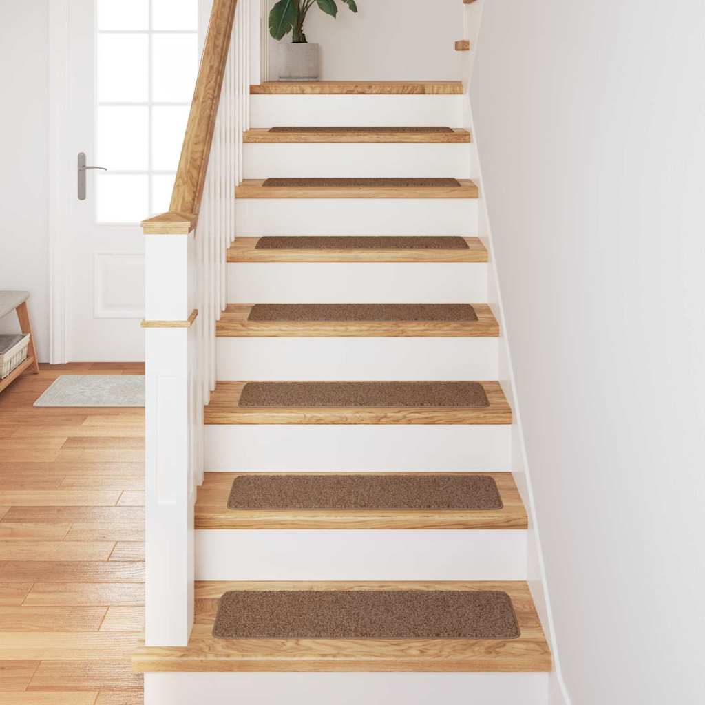 Anti-slip Stair Mats 15 pcs Yellow 75 x 20 cm PP