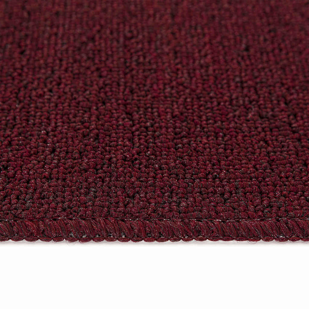 Anti-slip Stair Mats 15 pcs Bordeaux 75 x 20 cm PP