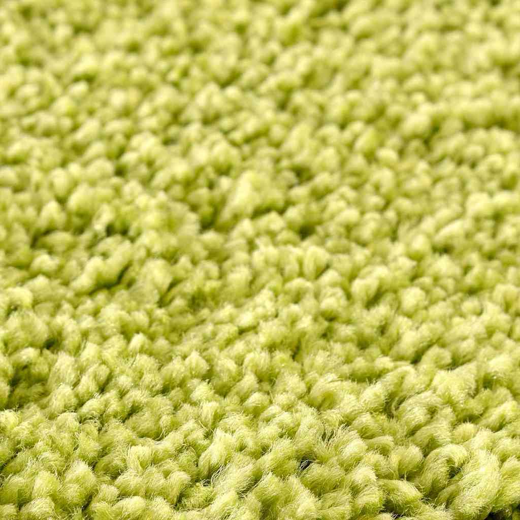 Anti-slip Bath Mat Set 3 pcs Green 50 x 50 cm PP