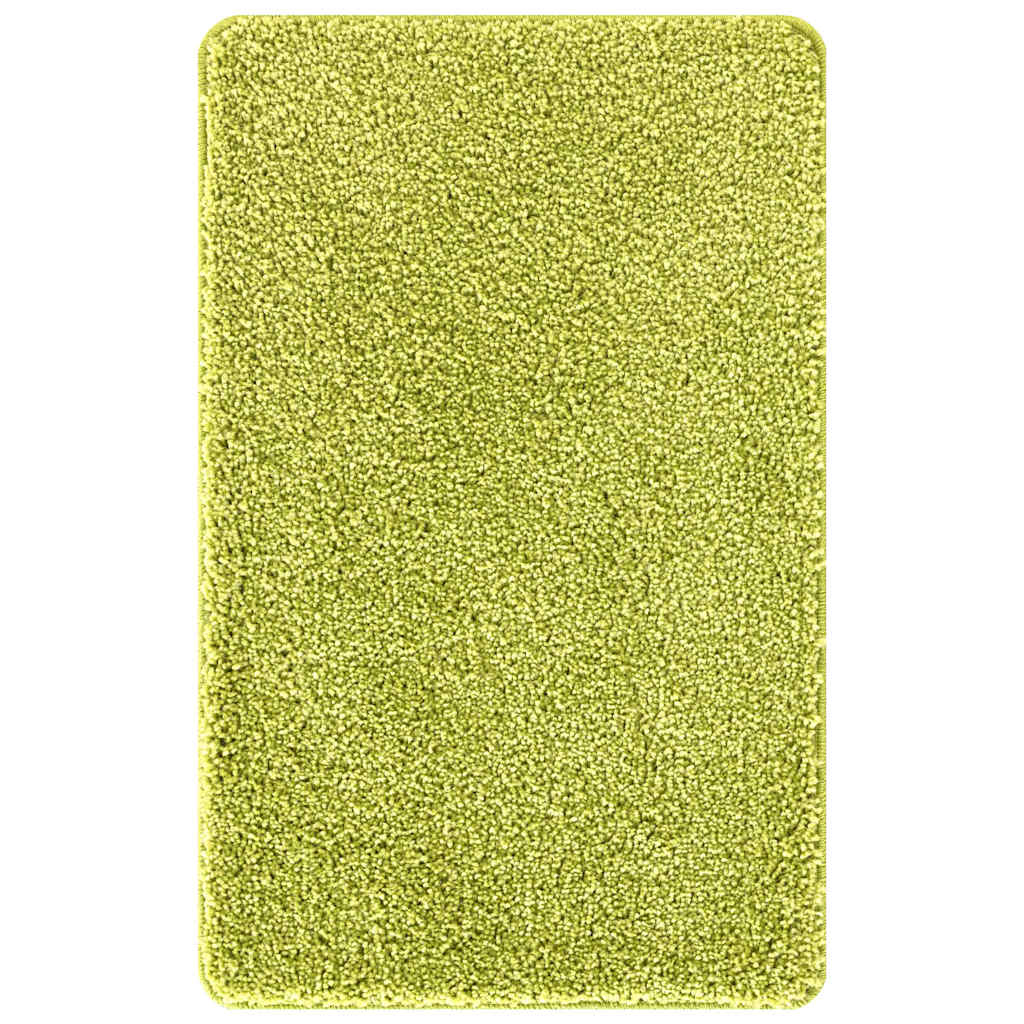 Anti-slip Bath Mat Set 3 pcs Green 50 x 50 cm PP