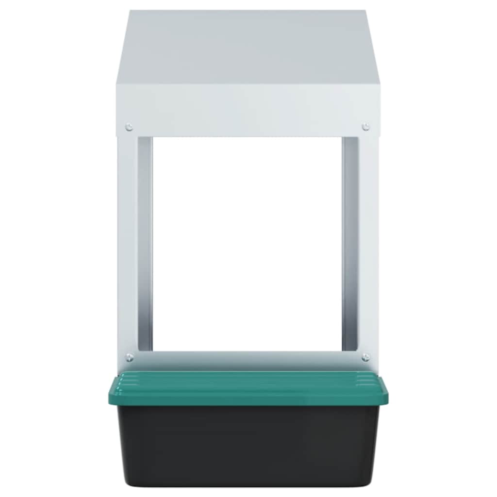 Chicken Nesting Box 1 Compartment Wall-Mounted Galvanised Steel