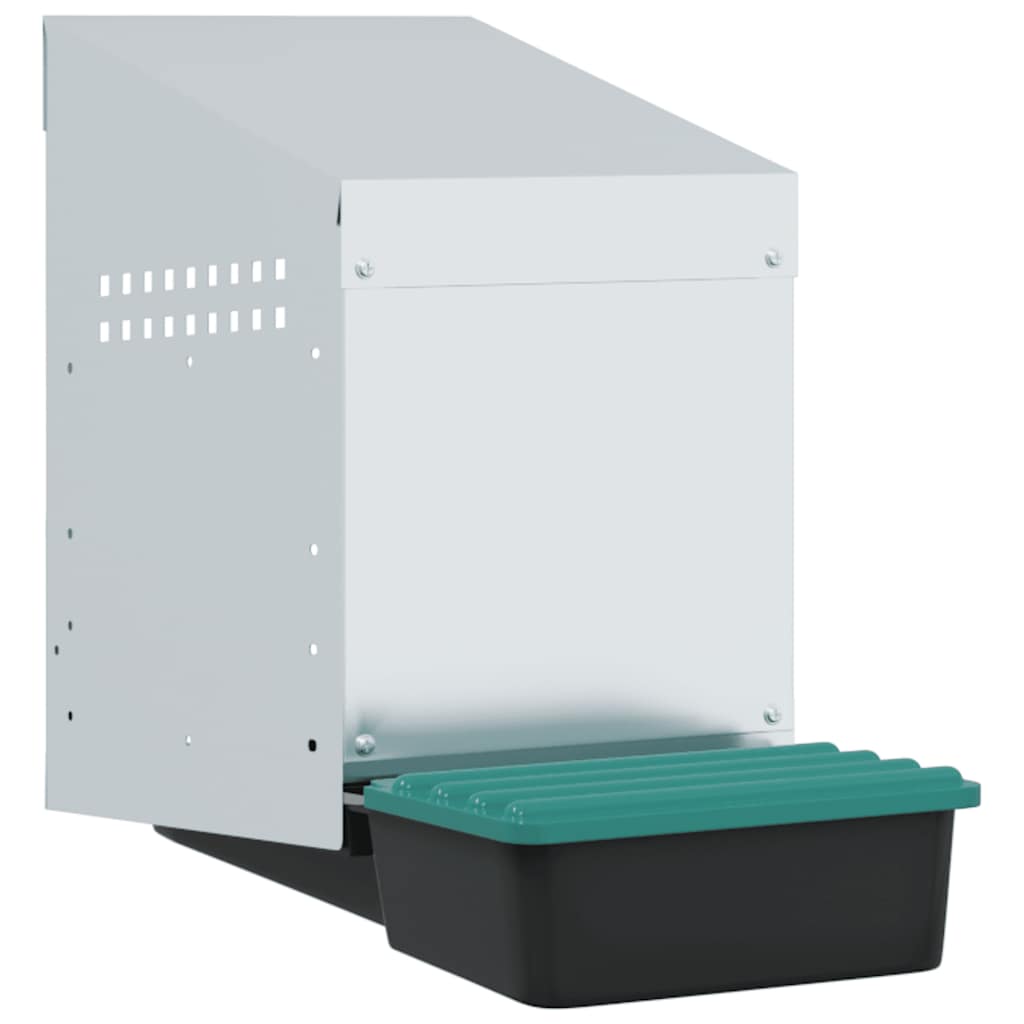 Chicken Nesting Box 1 Compartment Wall-Mounted Galvanised Steel