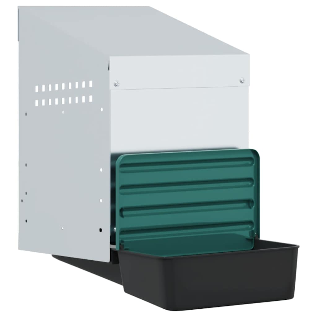 Chicken Nesting Box 1 Compartment Wall-Mounted Galvanised Steel
