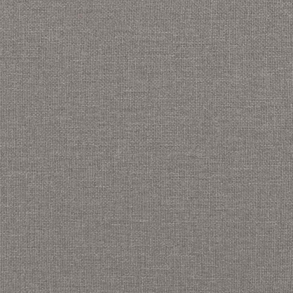 3-Seater Sofa with Cushion Taupe Fabric
