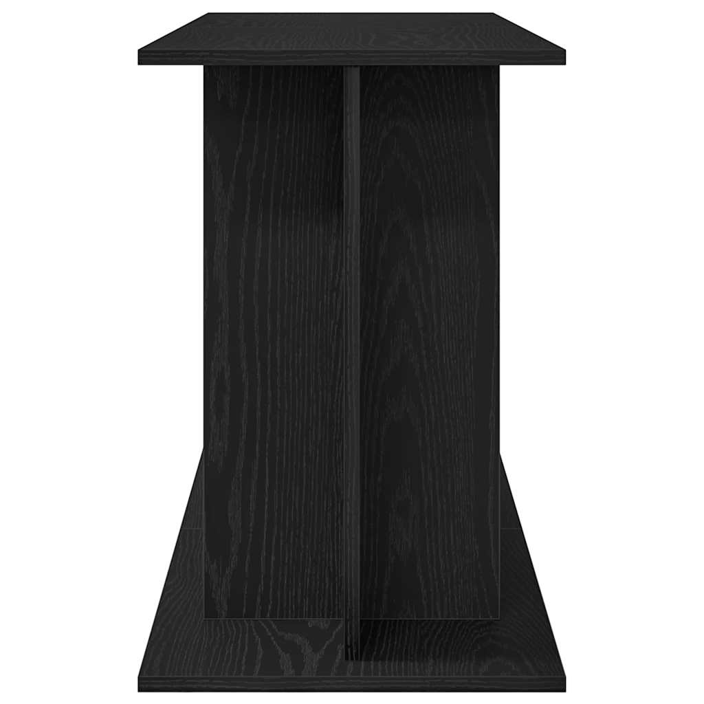 Aquarium Stand Black Oak 120x40x60 cm Engineered Wood