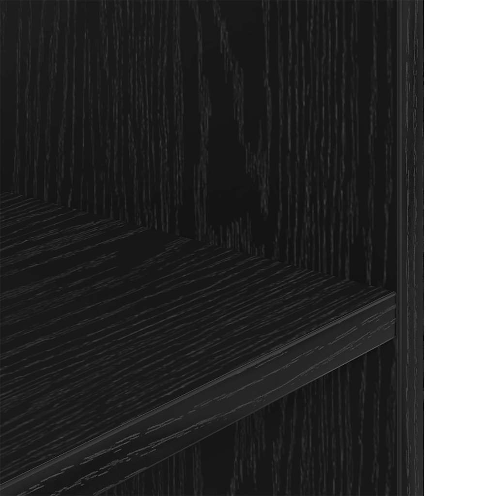 Aquarium Stand Black Oak 120x40x60 cm Engineered Wood