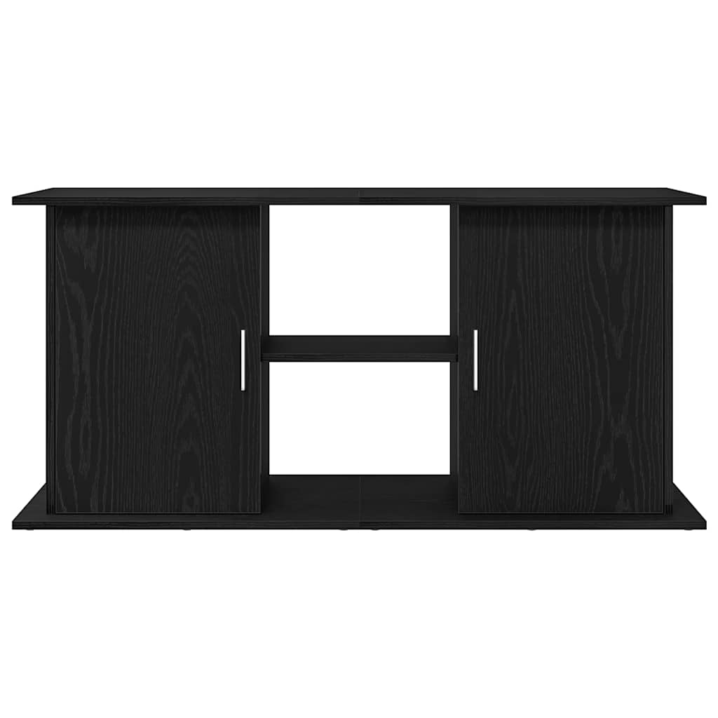 Aquarium Stand Black Oak 121x41x58 cm Engineered Wood