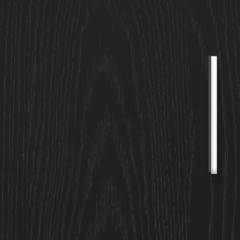 Aquarium Stand Black Oak 121x41x58 cm Engineered Wood