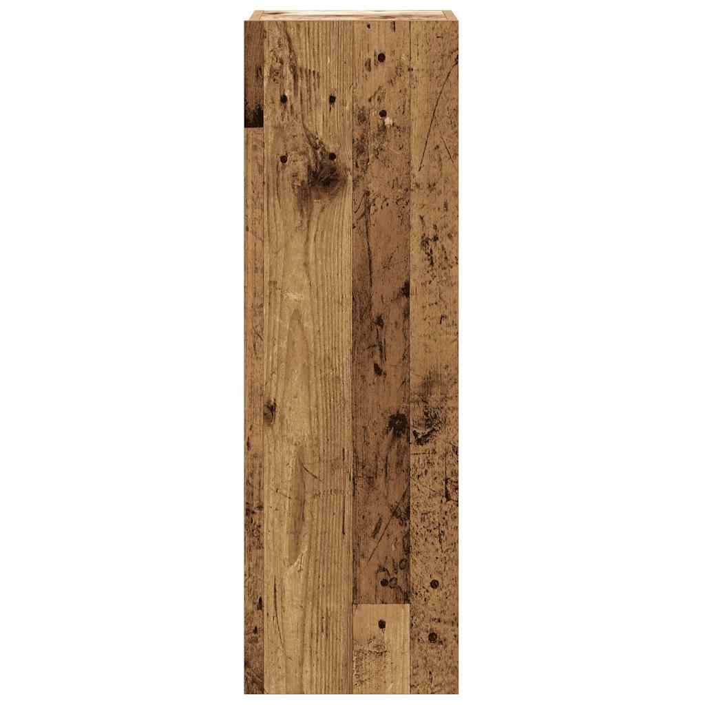 6 Piece TV Cabinet Set Wall-mounted Old Wood Engineered Wood