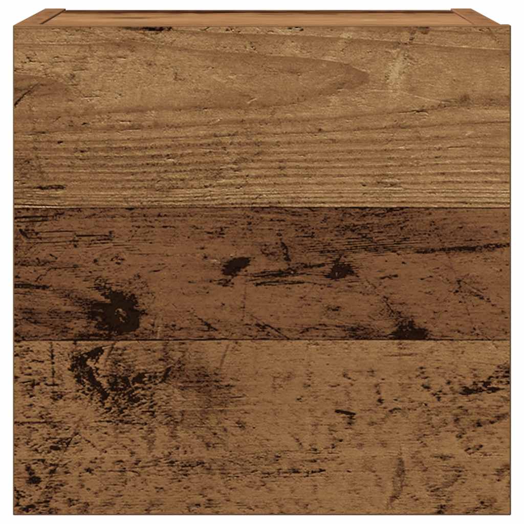 5 Piece TV Cabinet Set Wall-mounted Old Wood Engineered Wood