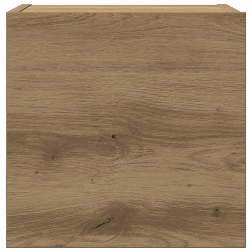 5 Piece TV Cabinet Set Wall-mounted Artisan Oak Engineered Wood