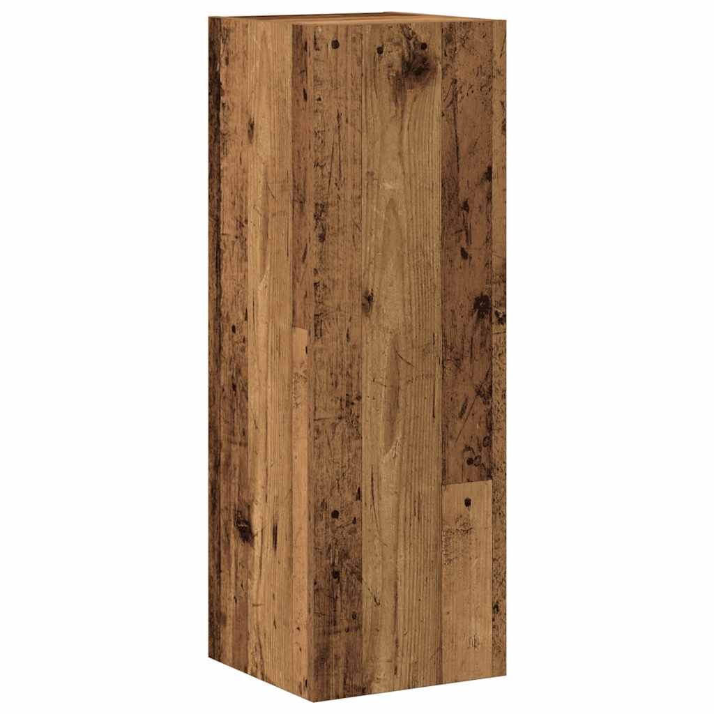 5 Piece TV Cabinet Set Wall-mounted Old Wood Engineered Wood