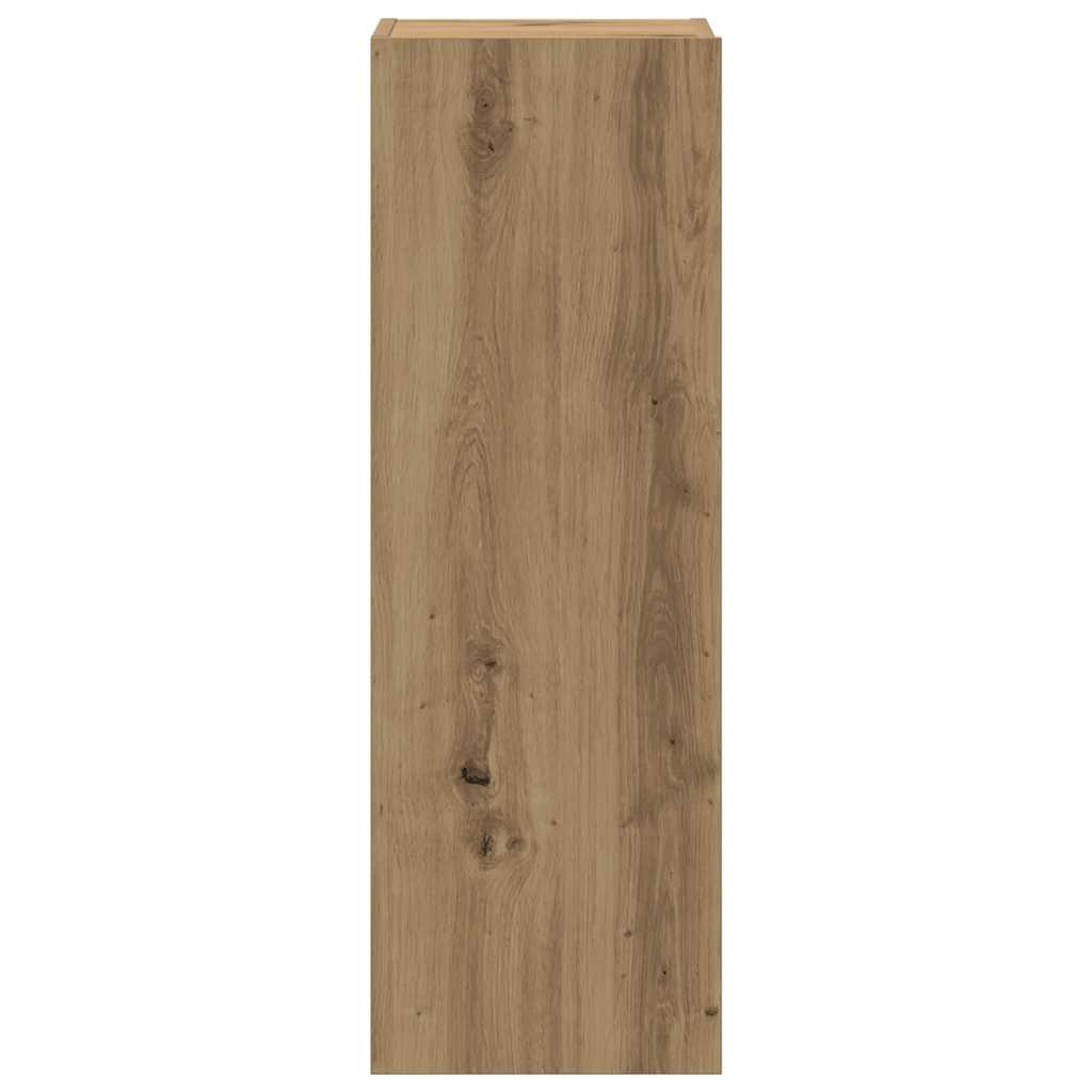 5 Piece TV Cabinet Set Wall-mounted Artisan Oak Engineered Wood