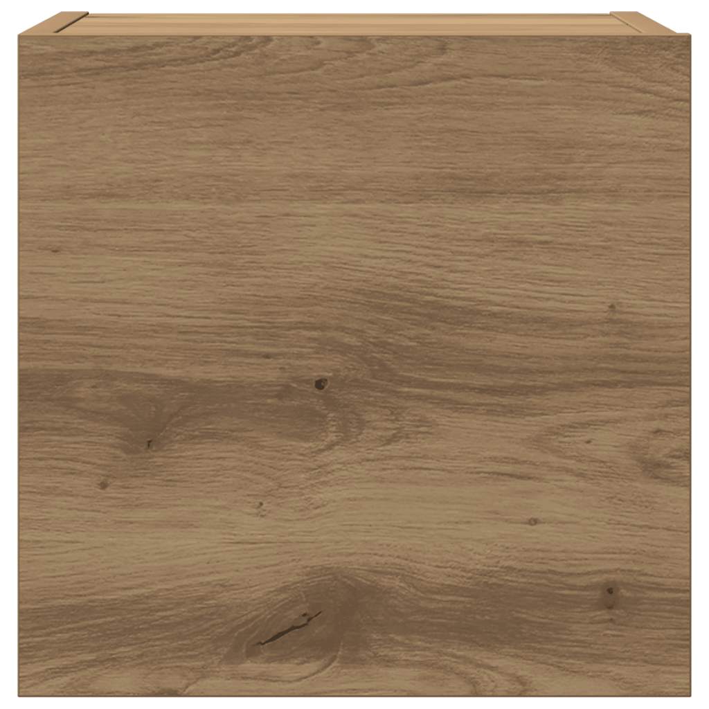 5 Piece TV Cabinet Set Wall-mounted Artisan Oak Engineered Wood