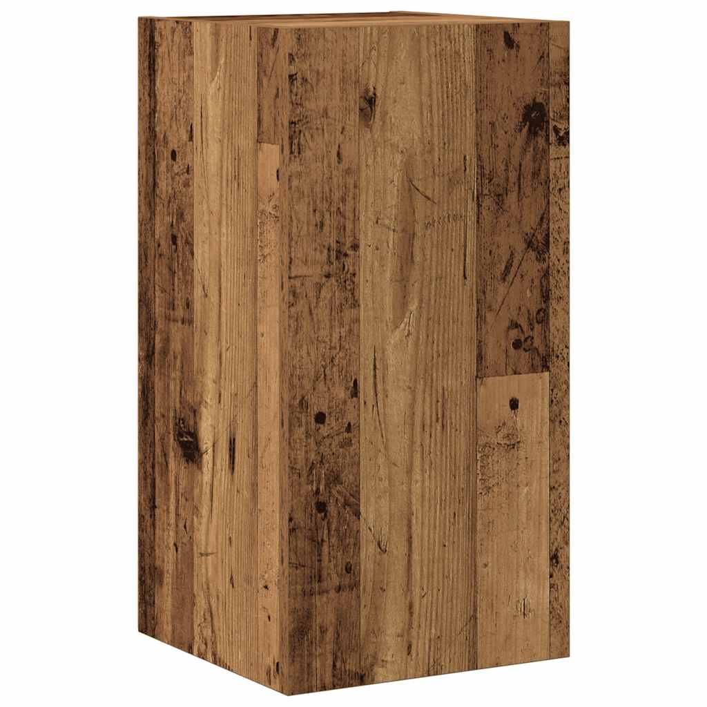 5 Piece TV Cabinet Set Wall-mounted Old Wood Engineered Wood