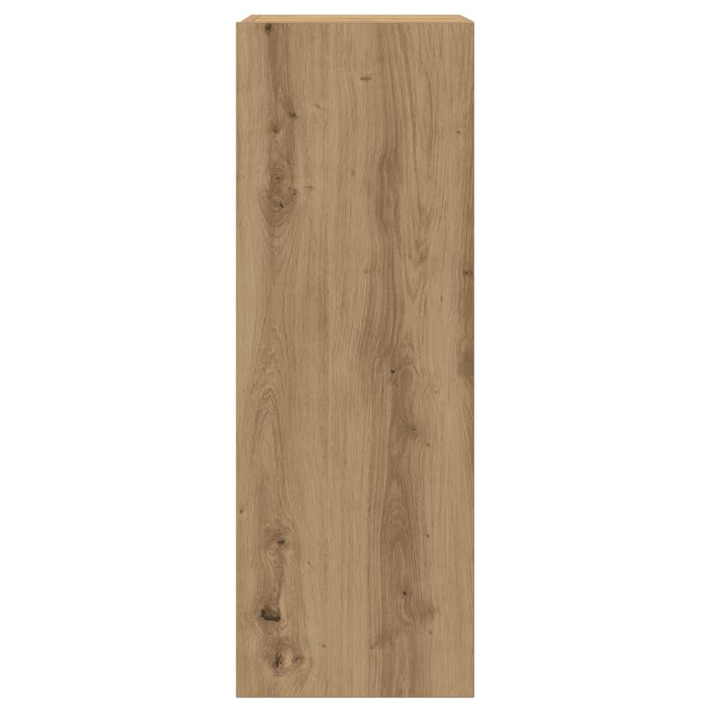 5 Piece TV Cabinet Set Wall-mounted Artisan Oak Engineered Wood
