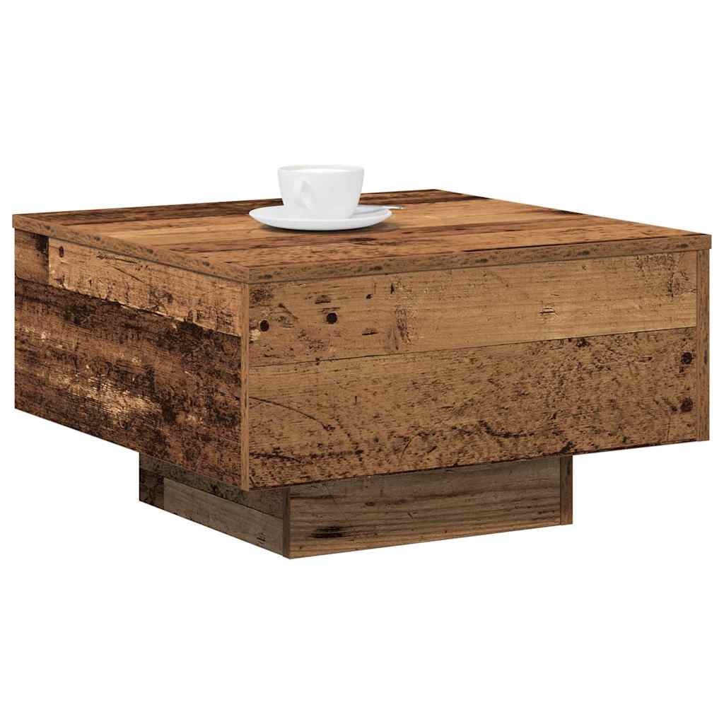 Coffee Table Old wood 55 x 55 x 31 cm Engineered wood