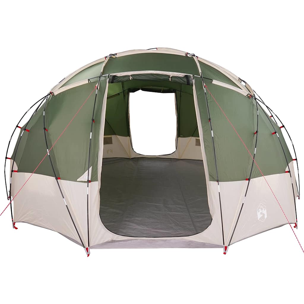 Camping Tent with Roof Green 475 x 475 x 235 cm Polyester