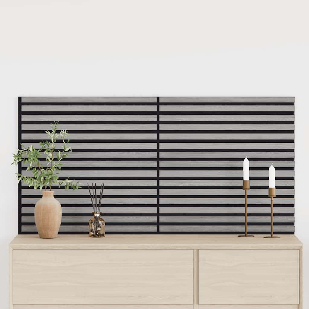 Acoustic Wall Panels 2 pcs Slatted 60.5x60 cm Oak Veneer