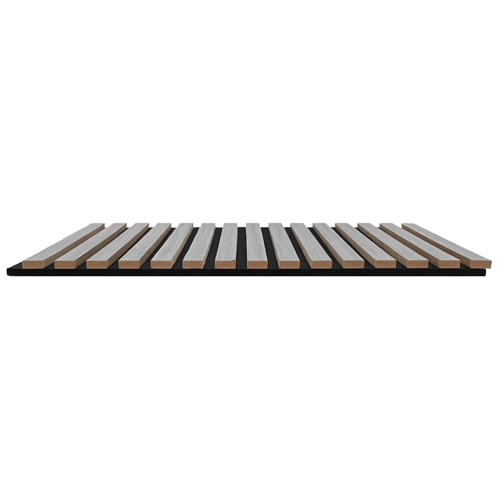 Acoustic Wall Panels 2 pcs Slatted 60.5x60 cm Oak Veneer