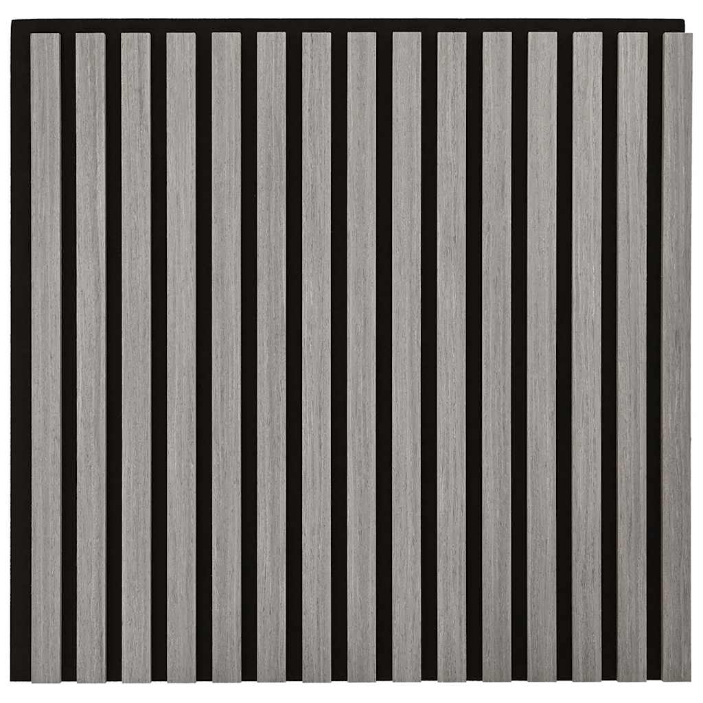 Acoustic Wall Panels 2 pcs Slatted 60.5x60 cm Oak Veneer