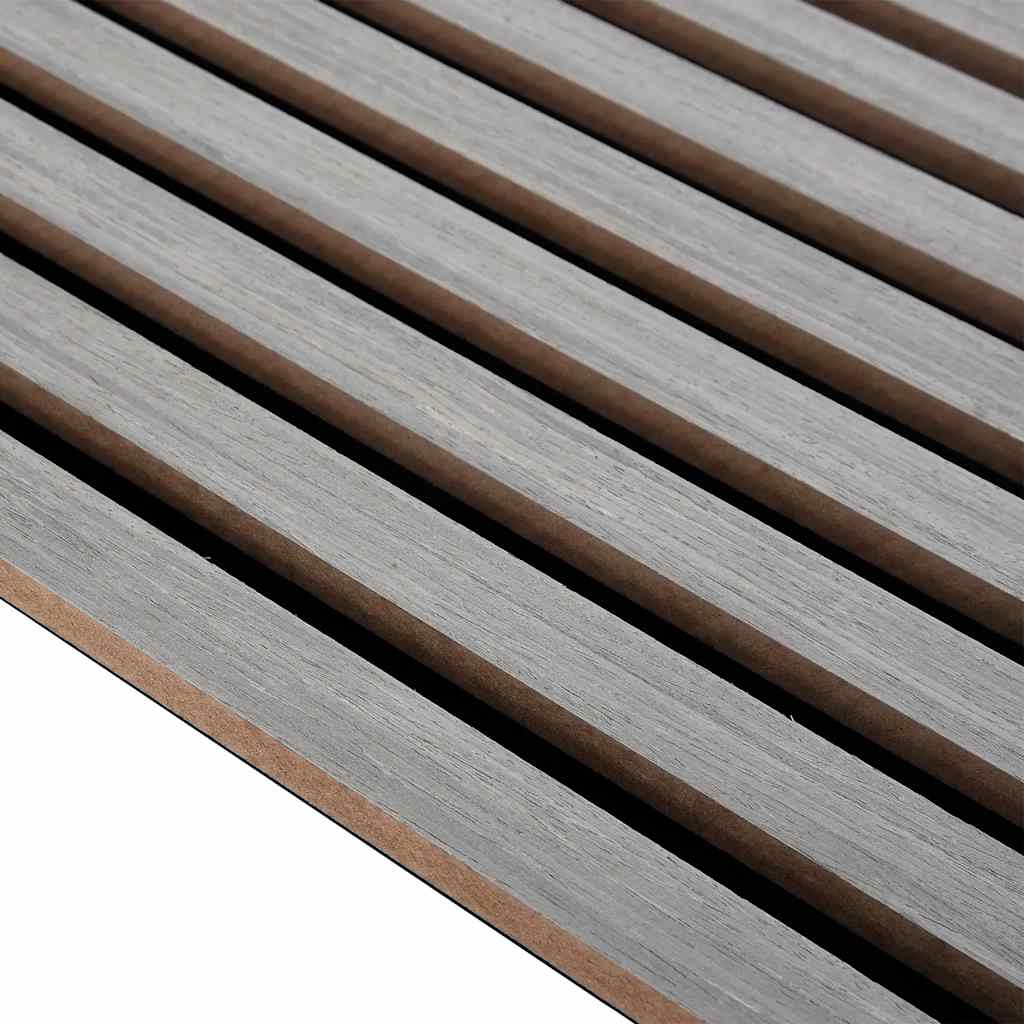 Acoustic Wall Panels 2 pcs Slatted 60.5x60 cm Oak Veneer