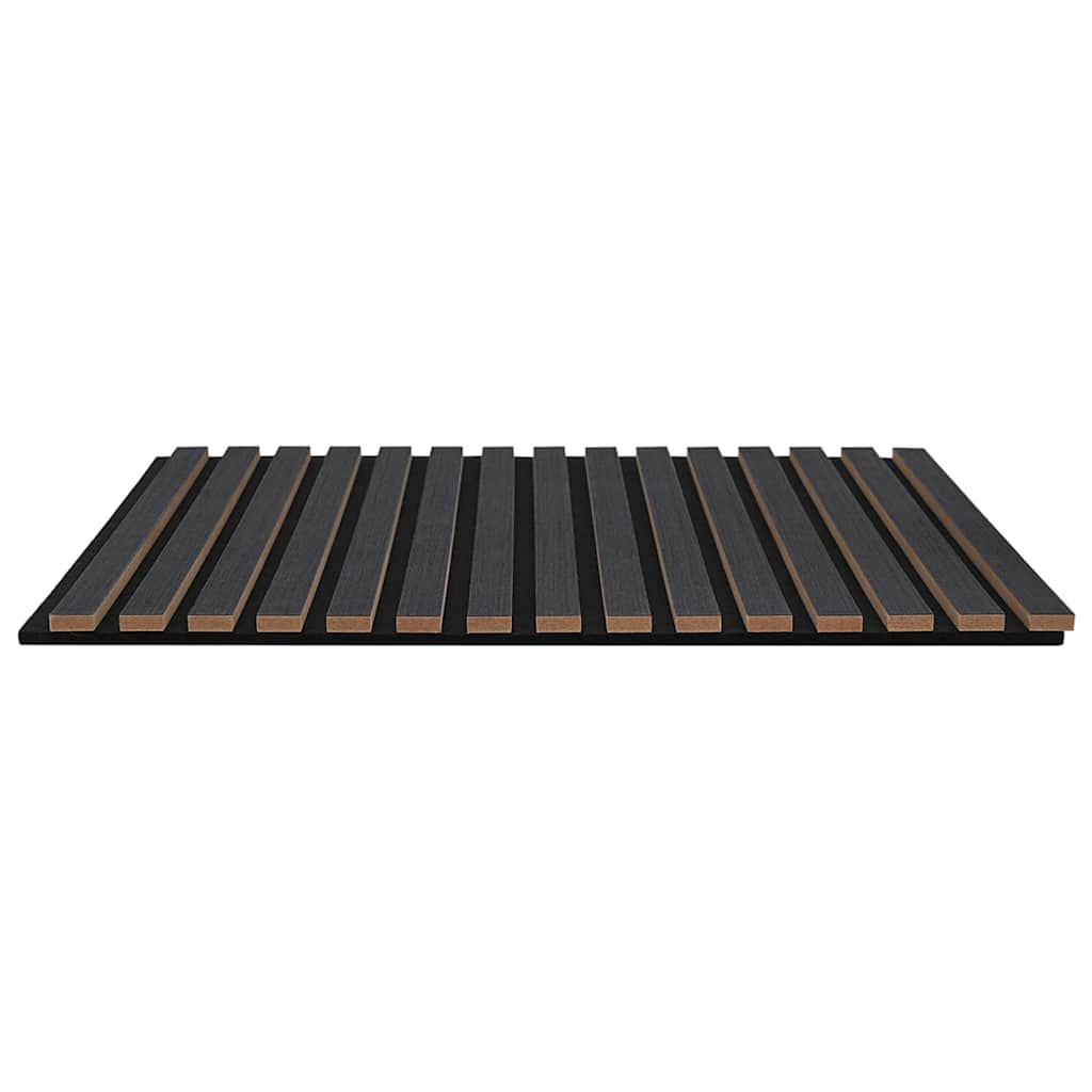 Acoustic Wall Panels 2 pcs Slatted 60.5x60 cm Oak Veneer