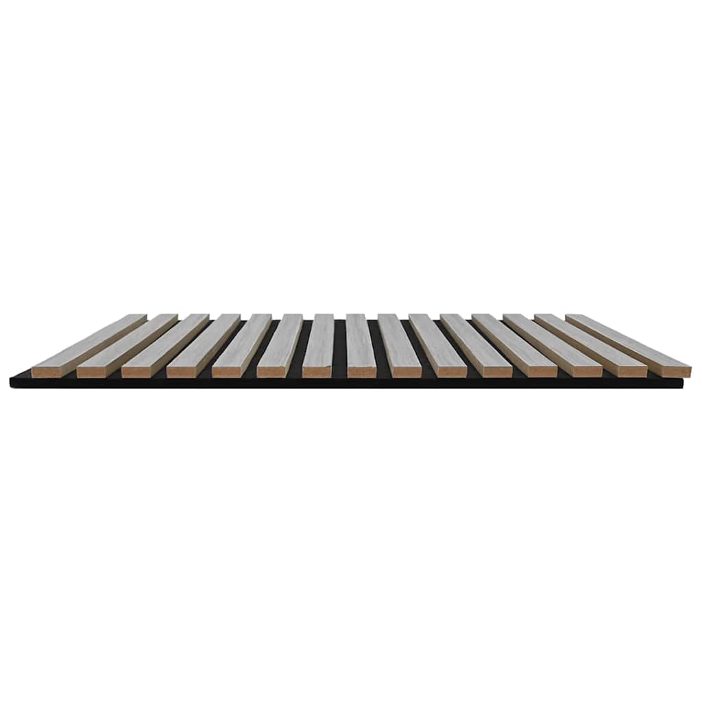 Acoustic Wall Panels 8 pcs Slatted 60.5x60 cm Oak Veneer