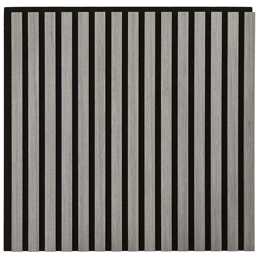 Acoustic Wall Panels 8 pcs Slatted 60.5x60 cm Oak Veneer