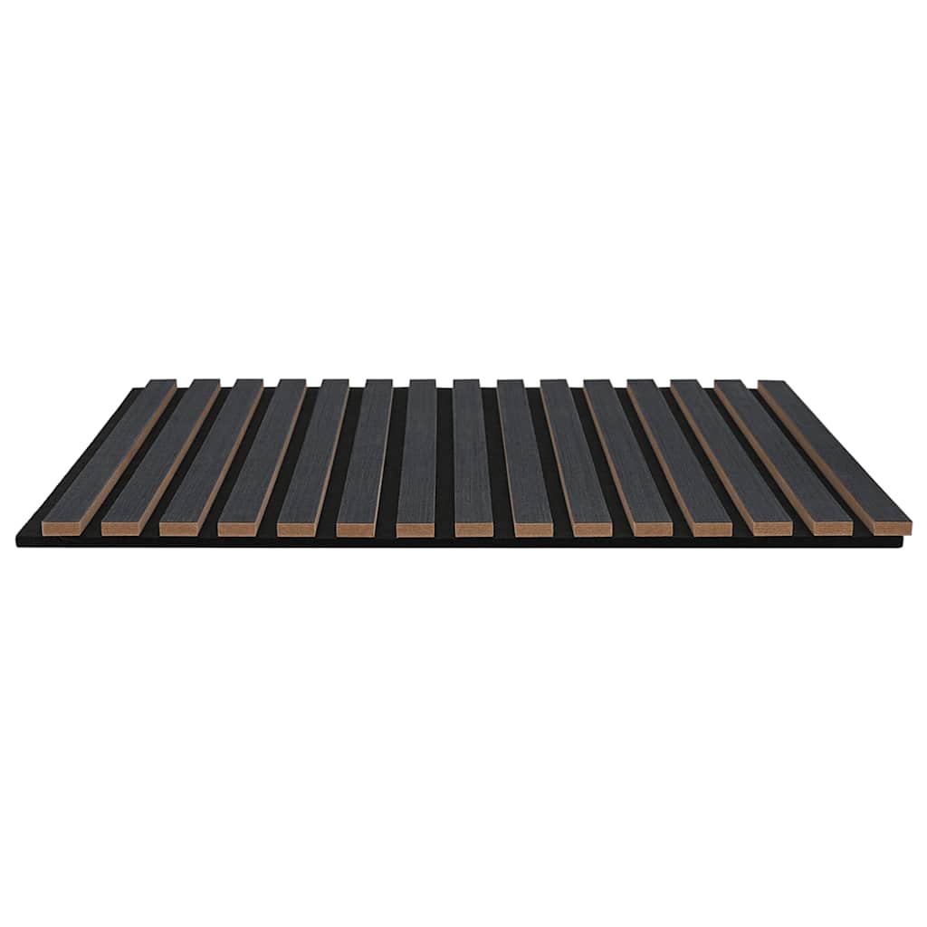 Acoustic Wall Panels 8 pcs Slatted 60.5x60 cm Oak Veneer