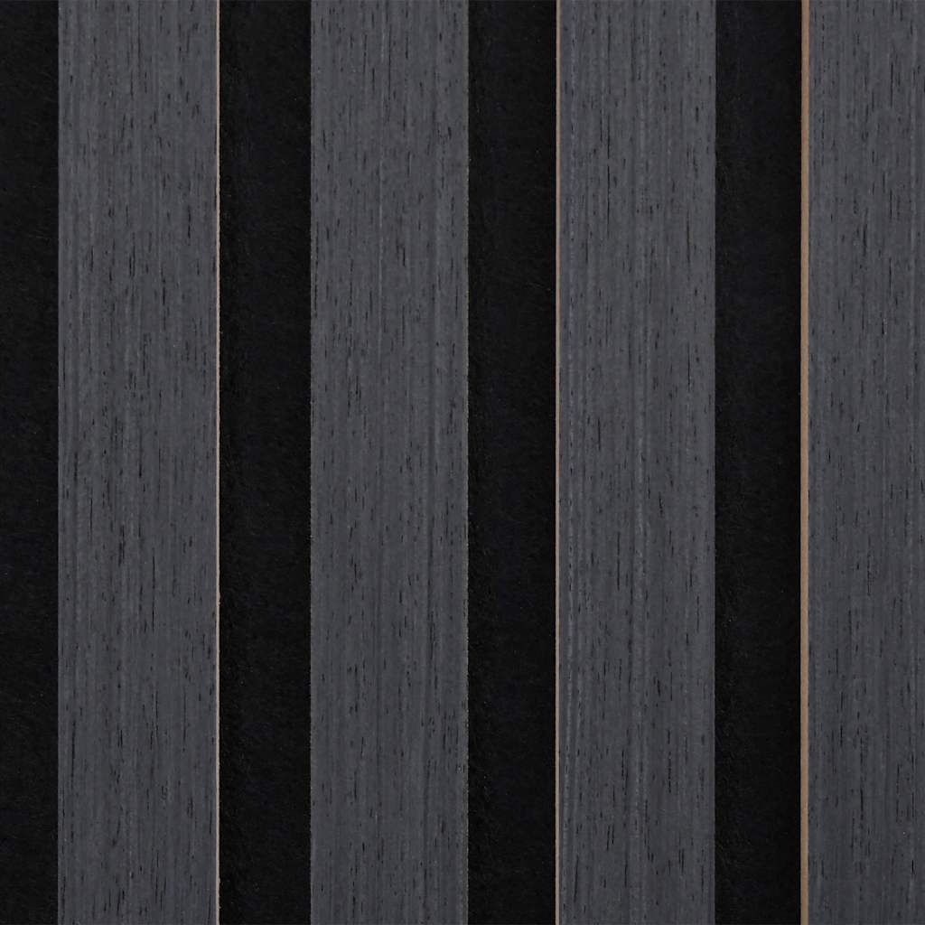 Acoustic Wall Panels 8 pcs Slatted 60.5x60 cm Oak Veneer