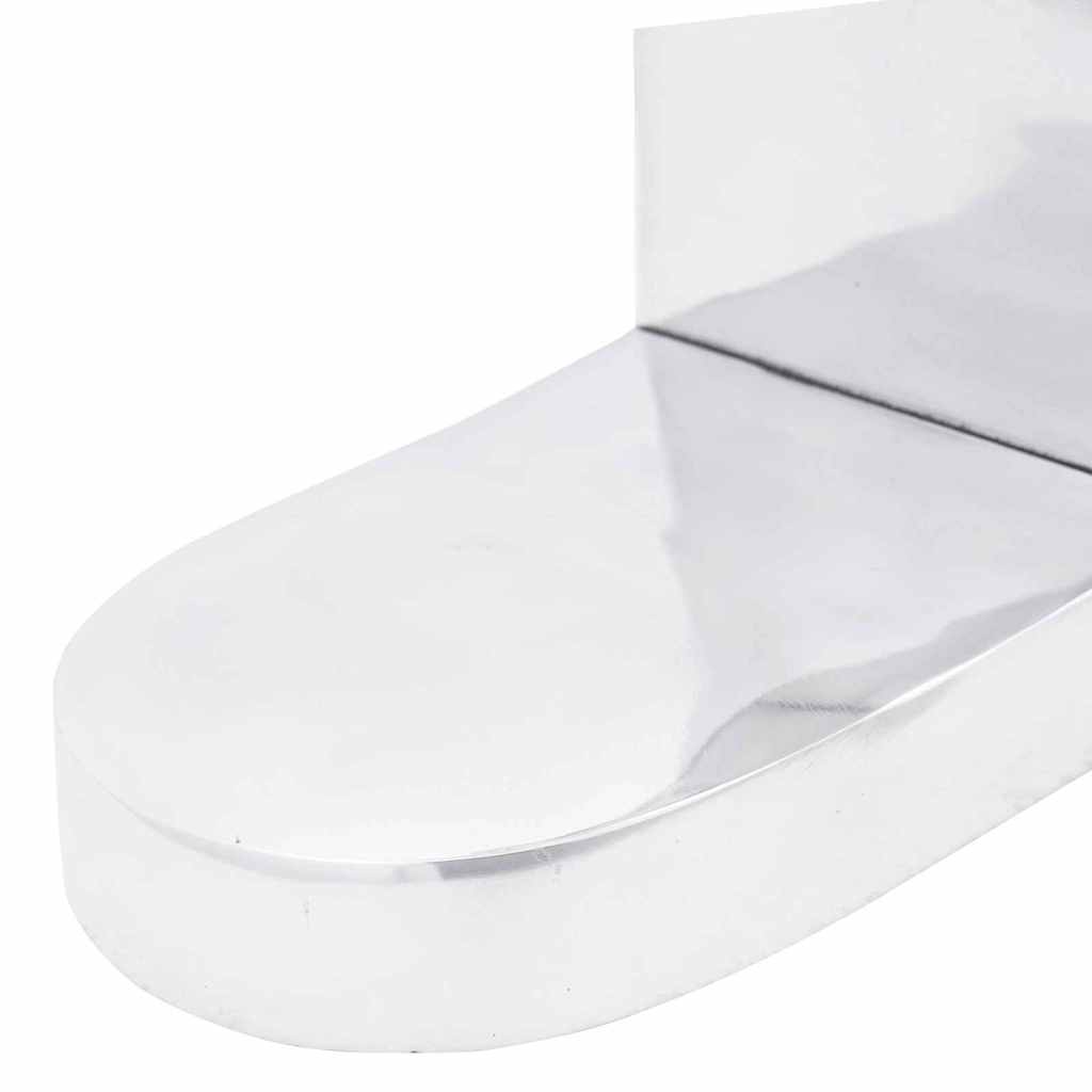 Bookends 2 pcs Silver 17 x 15 x 27 cm Aluminium
