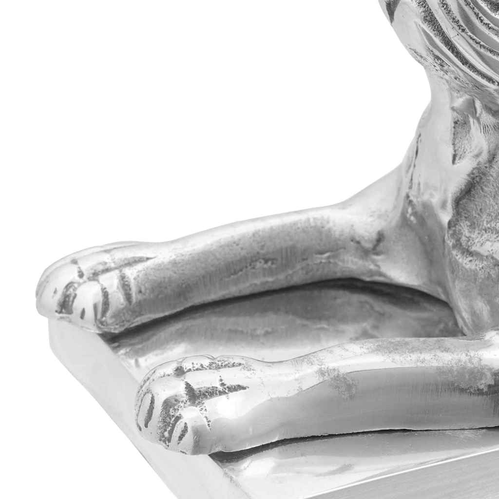 Bookends 2 pcs Silver 12 x 15 x 18 cm Aluminium