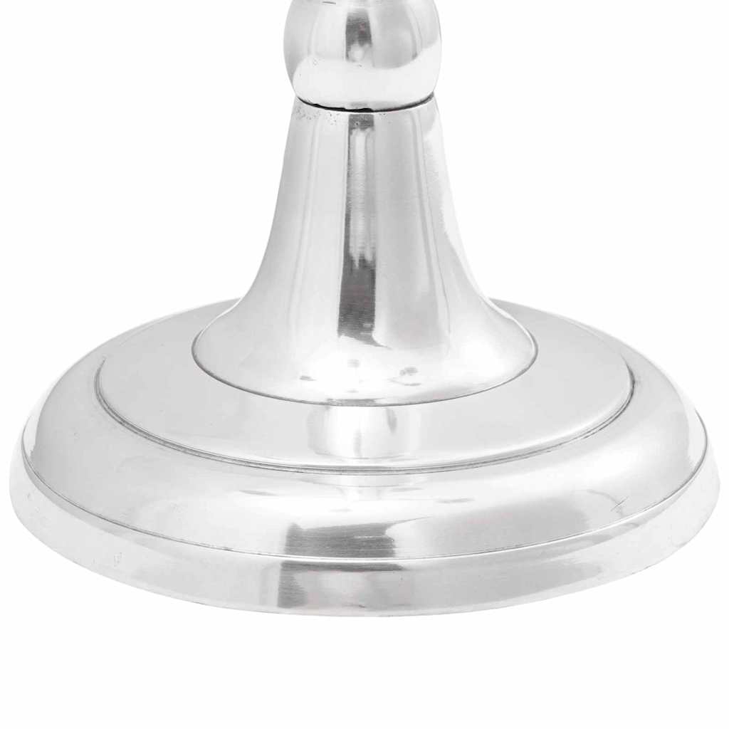 Candle Holder Silver 39 x 39 x 60 cm Aluminium