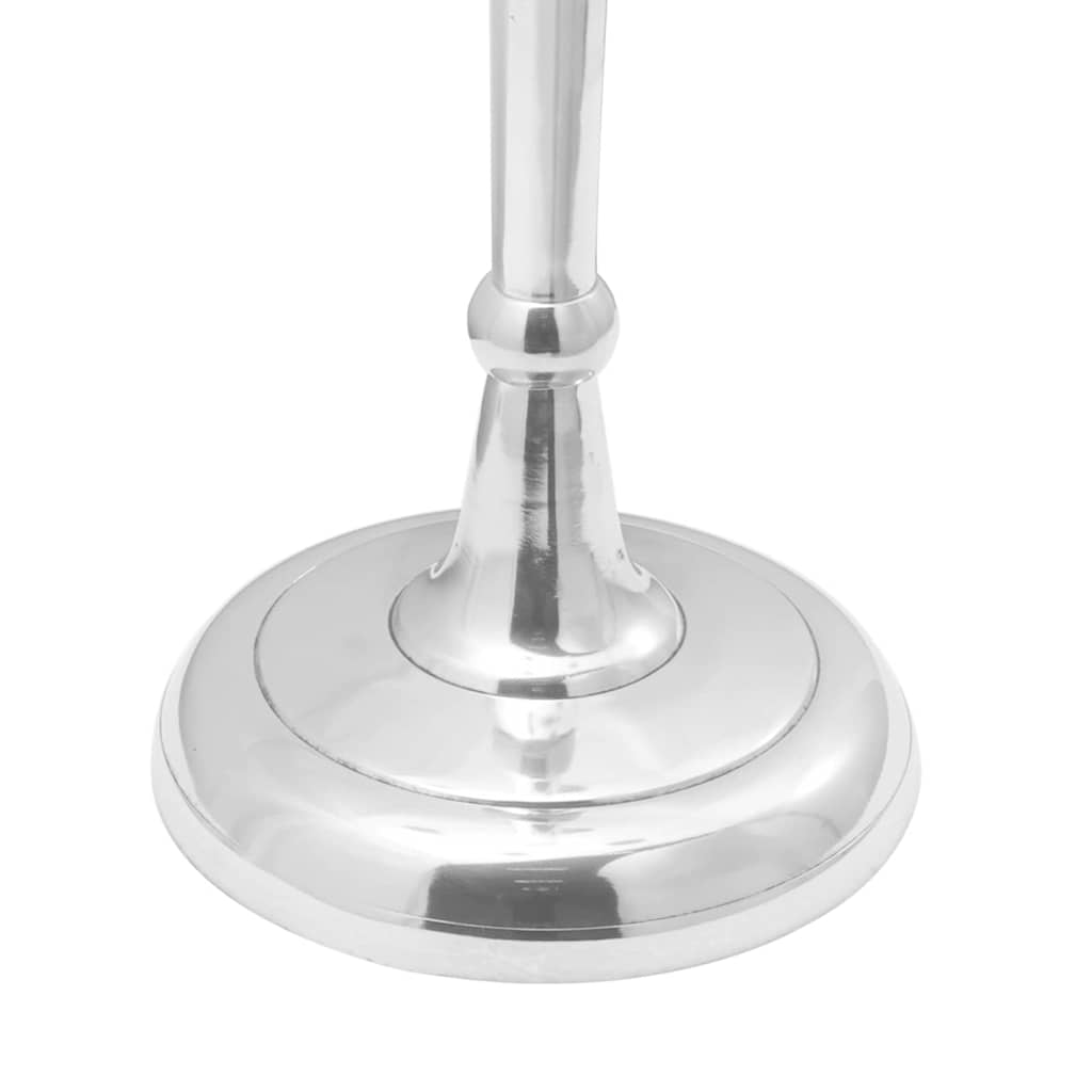 Candle Holder Silver 32 x 32 x 79.5 cm Aluminium