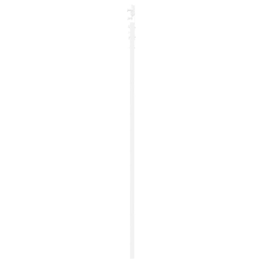 Sliding Door Manual White 83 x 202 cm Solid pine wood and steel