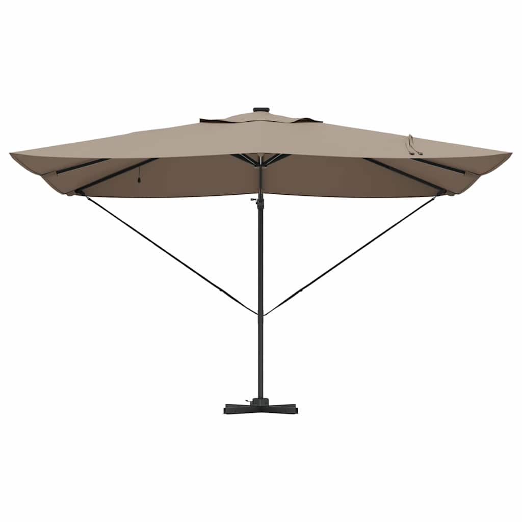 Cantilever Roma Parasol Taupe and Black 352 x 251 x 265 cm