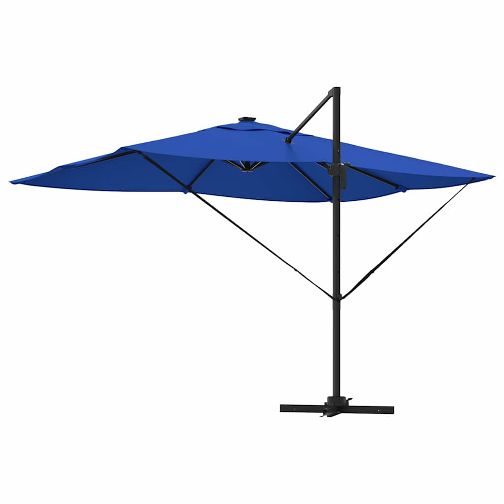 Cantilever Roma Parasol Blue and Black 352 x 251 x 265 cm